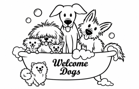 Logo Welcome Dogs - Sylvie Godenir