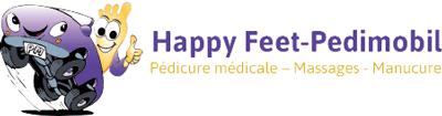 Logo Happy Feet - Pedimobil (Siège Social)