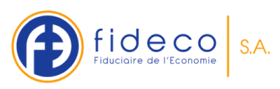 Logo Fideco, Fiduciaire de l'Economie