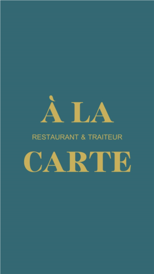 À LA CARTE TRAITEUR & RESTAURANT - HALAL