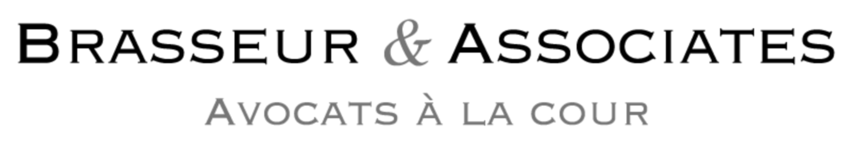 Logo Brasseur et Associates - Avocats à la cour