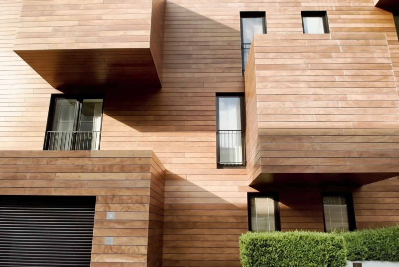 Wählen Sie eine Holzfassade