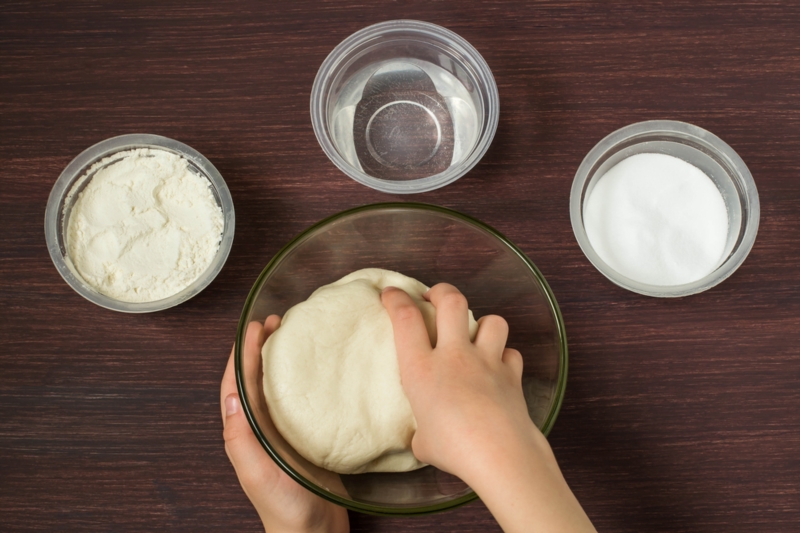 Salt dough recipe for children