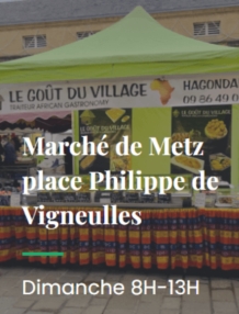 Marché de Metz place Philippe de Vigneulles