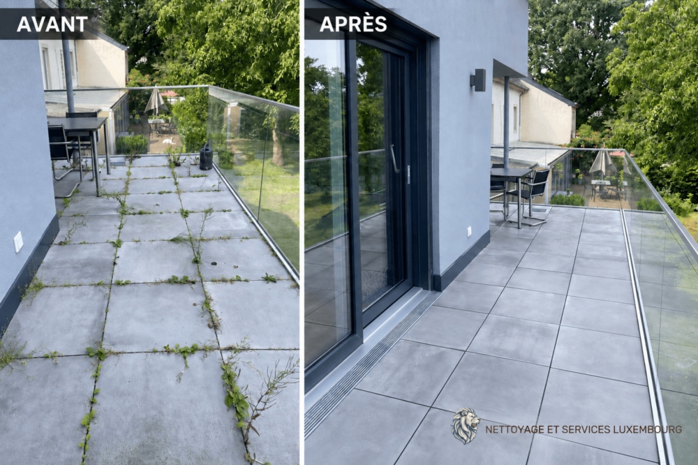 Vitres, façades, stores et terrasses