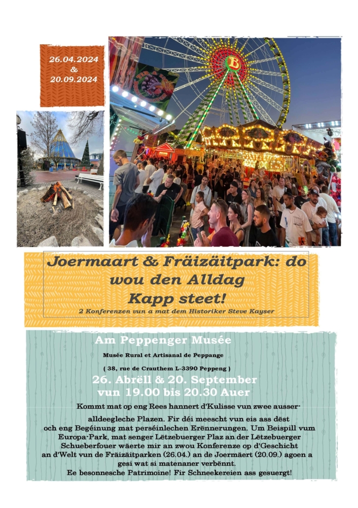 Joermaart & Fräizäitpark: do wou den Alldag Kapp steet! 