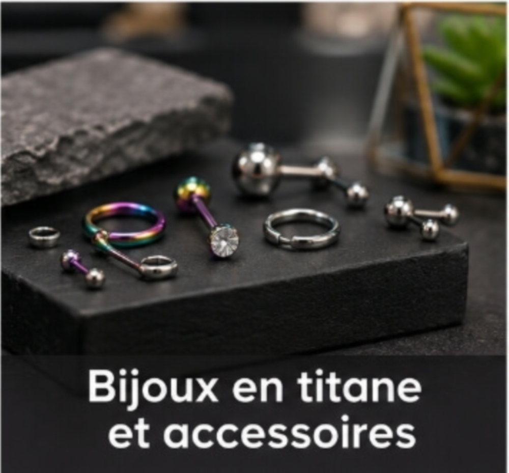 Bijoux en titane et accessoires