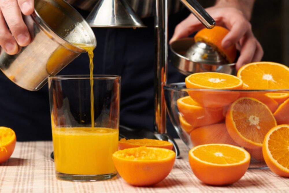 Jus d’orange pressé – fraîcheur garantie