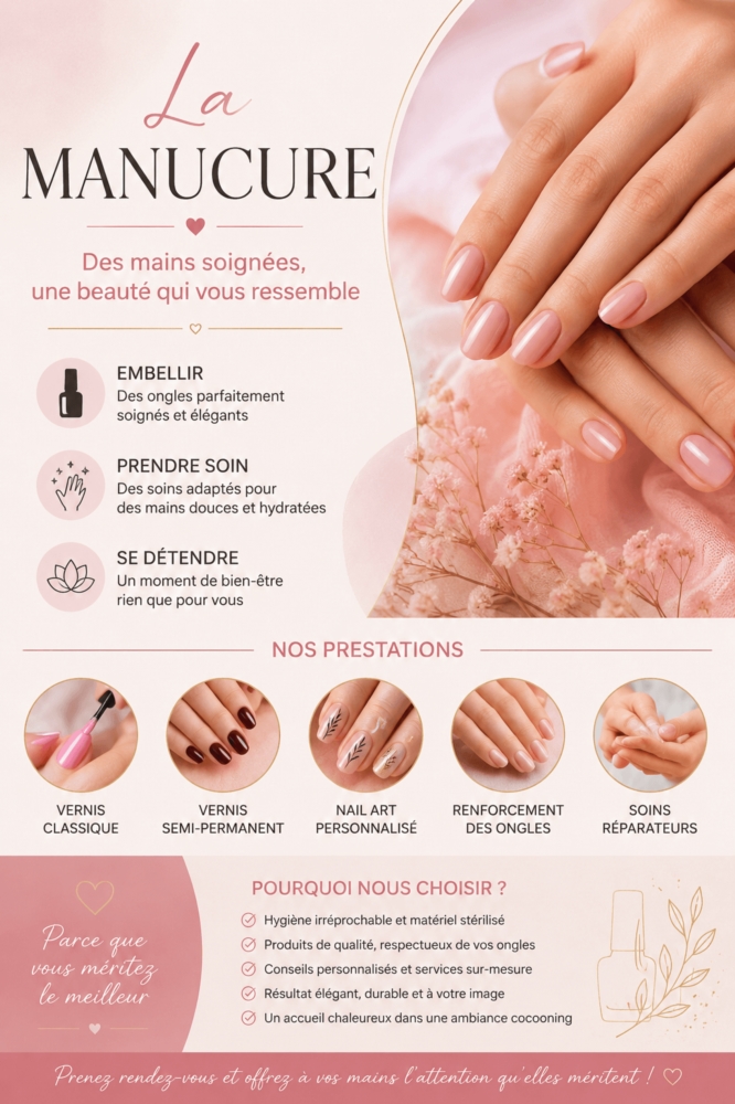 Manucure : moment de beauté et de bien-être