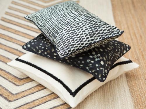 Coussins, textiles