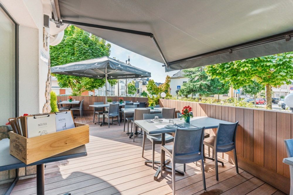 Notre terrasse est ouverte ! 