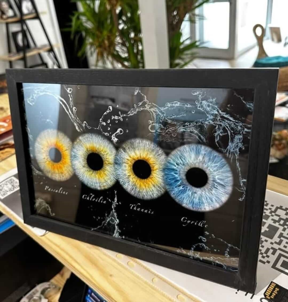 Realisation de photo d'iris 