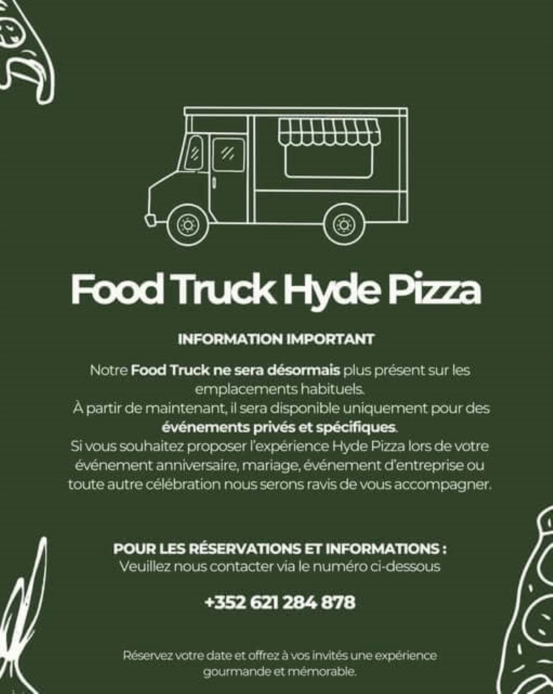 Hyde FoodTruck pour vos événements