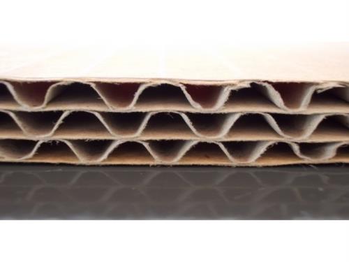 Feuilles en triple cannelure