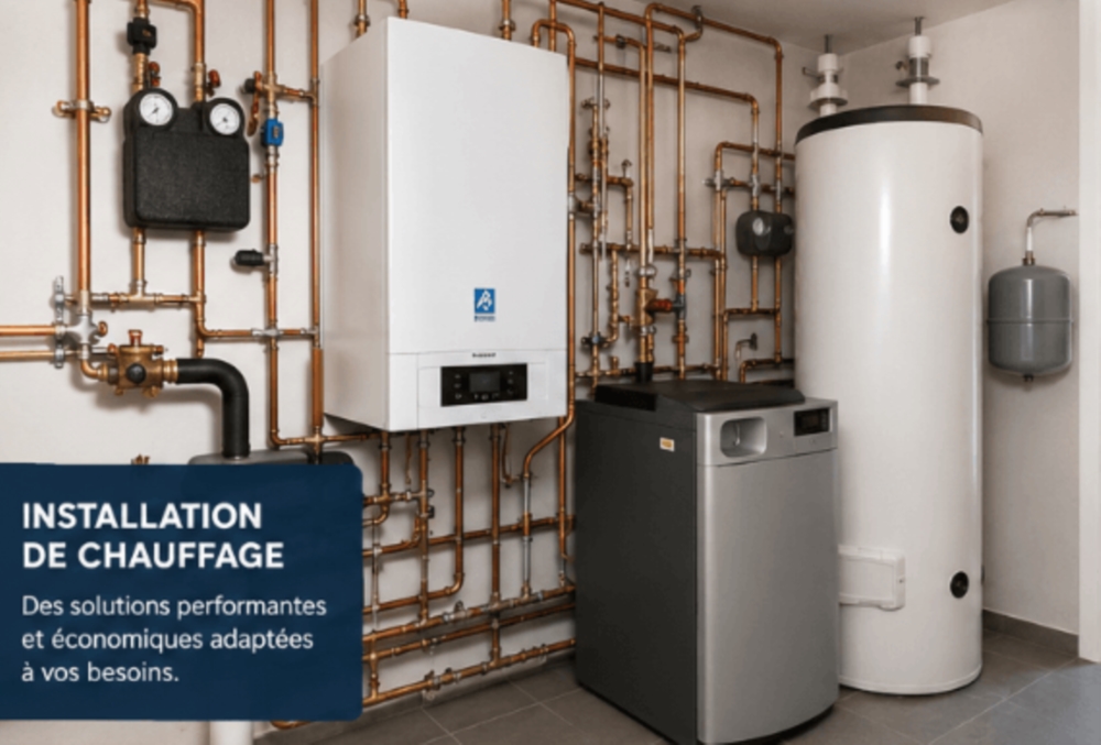 Installation de chauffage 