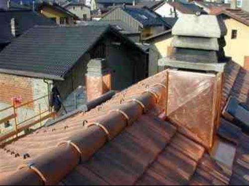 Tour de cheminée en cuivre