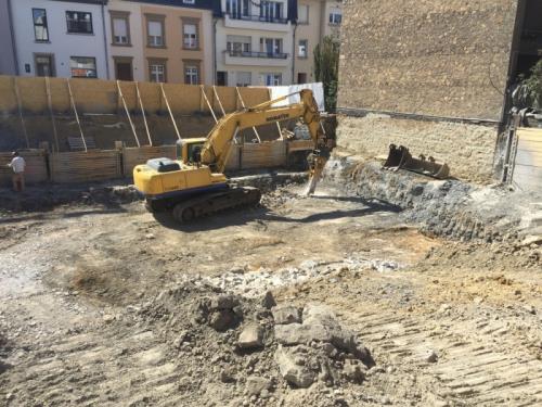 Chantier rue de Strasbourg