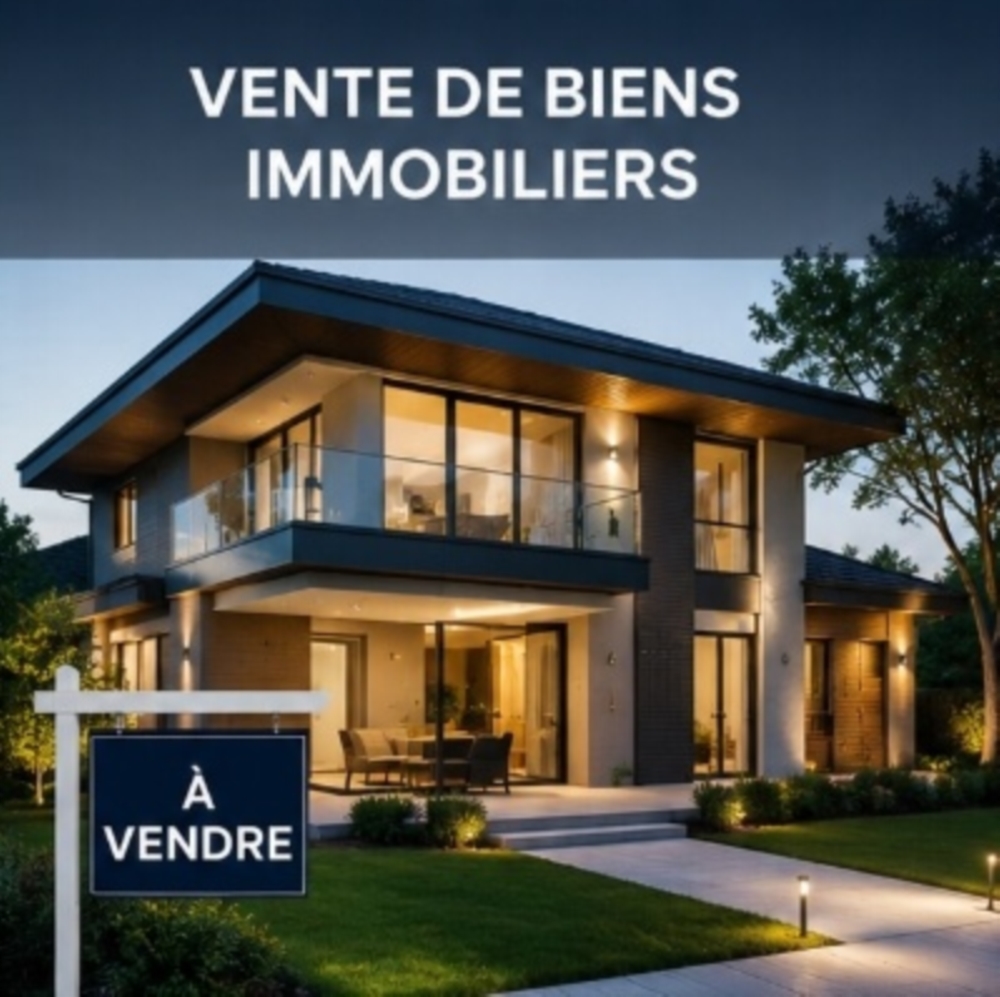 Vente de biens immobiliers