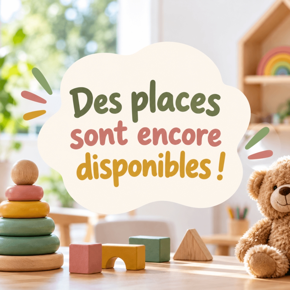 Des places sont encore disponibles à la crèche !