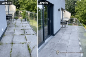 Vitres, façades, stores et terrasses