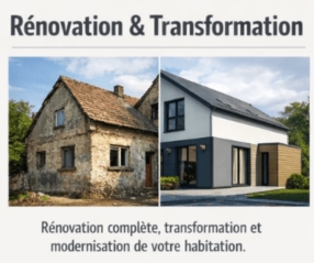 Rénovation : redonnez vie à vos espaces