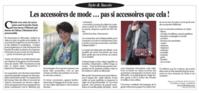 Les accessoires de mode pas si accessoires que cela !