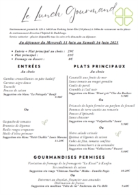 Lunch Gourmand