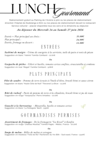 Lunch Gourmand