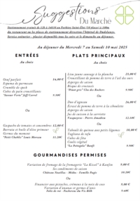 Les Suggestions du marché