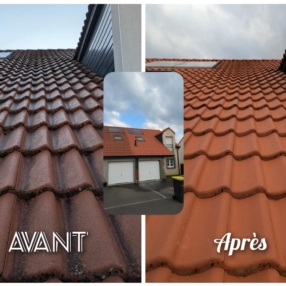 Un nettoyage toiture efficace… sans haute pression !