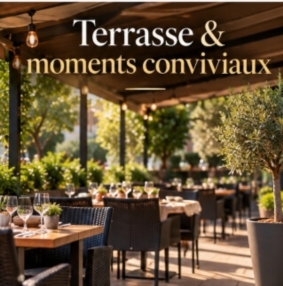 Terrasse & moments conviviaux