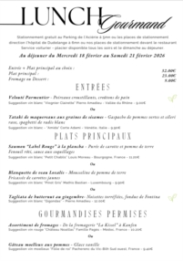 Lunch Gourmand