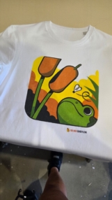 Sérigraphie quadri tee-shirt Schilf