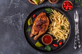Poulet grillé à emporter ou sur place