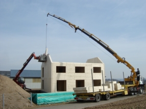 Maison préfabriquée en bois / Holzfertighaus