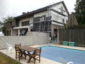 Chantier façade avant