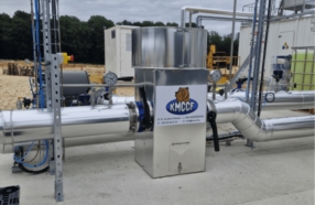 Travaux de calorifuge sur canalisation Biogaz