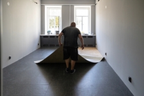 Pose de revêtements de sols souples