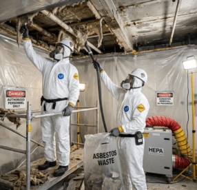 Asbestos removal in commercial premises