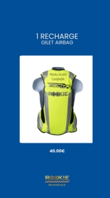 Gilet de sécurité motard - HELITE AIRBAG 
