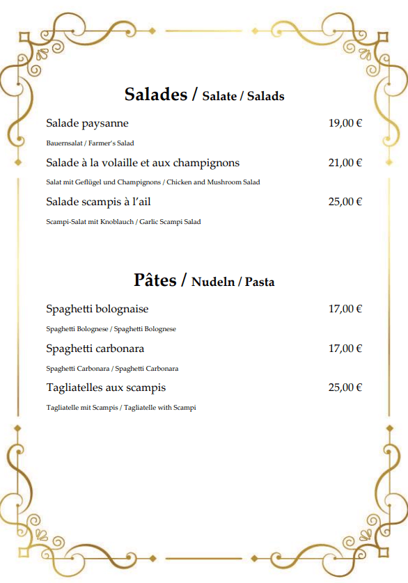 Les plats 2